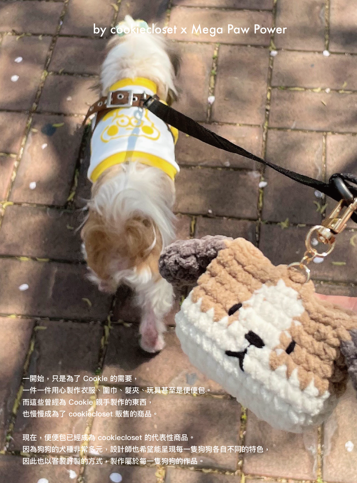 Cookiecloset｜客製鉤針狗狗便便包