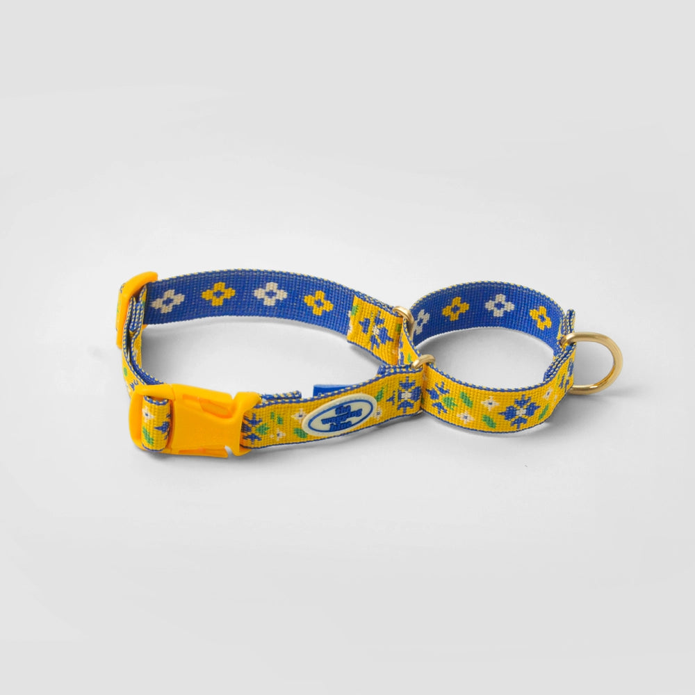 TWB｜Peony Martingale Collar｜牡丹安全防脫項圈