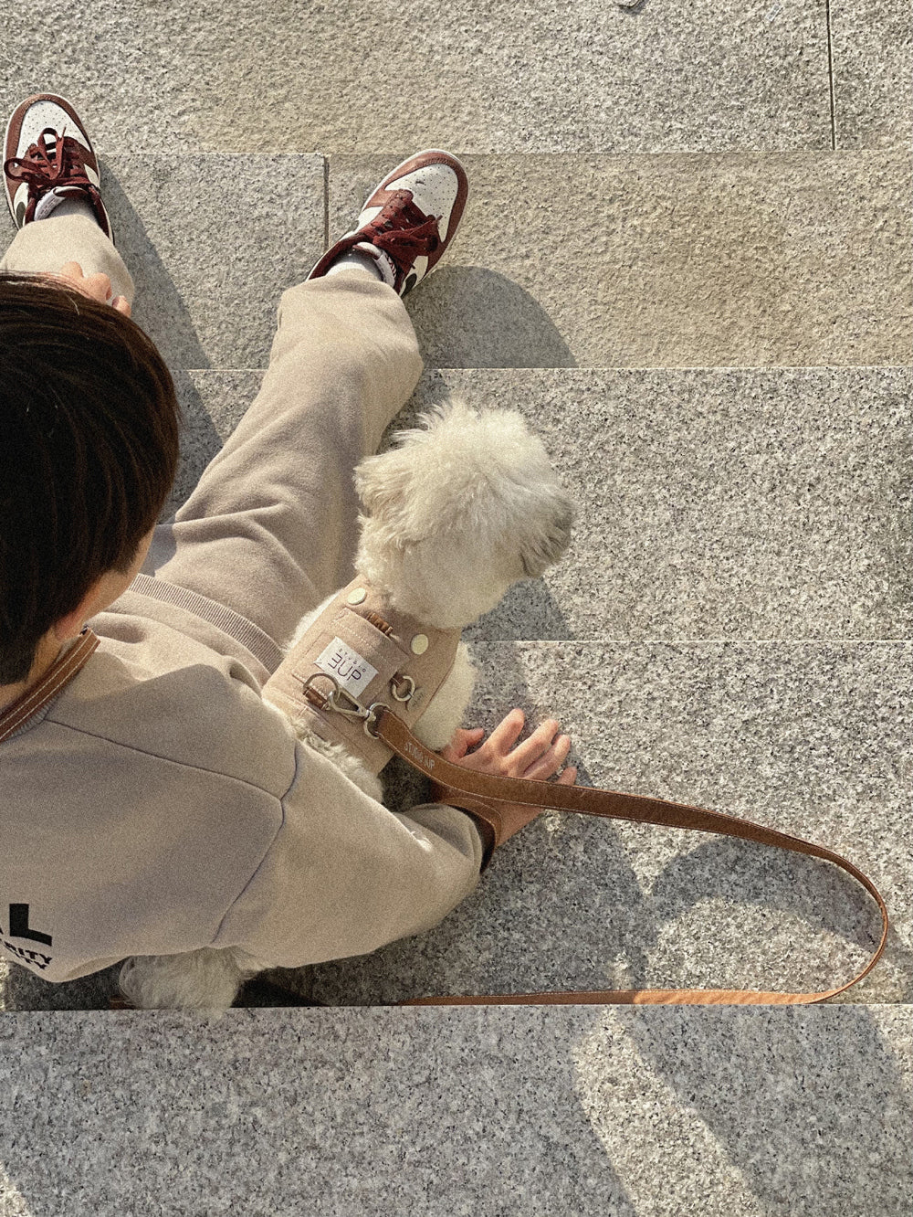 Studio3Up｜舒適胸背帶＋圓形吊牌組｜PRETZEL comfy harness & CIRCLE name tag